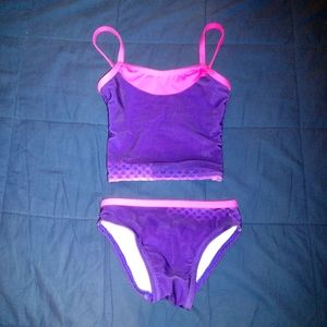 George Purple and Pink Bathing Suit Size 2T